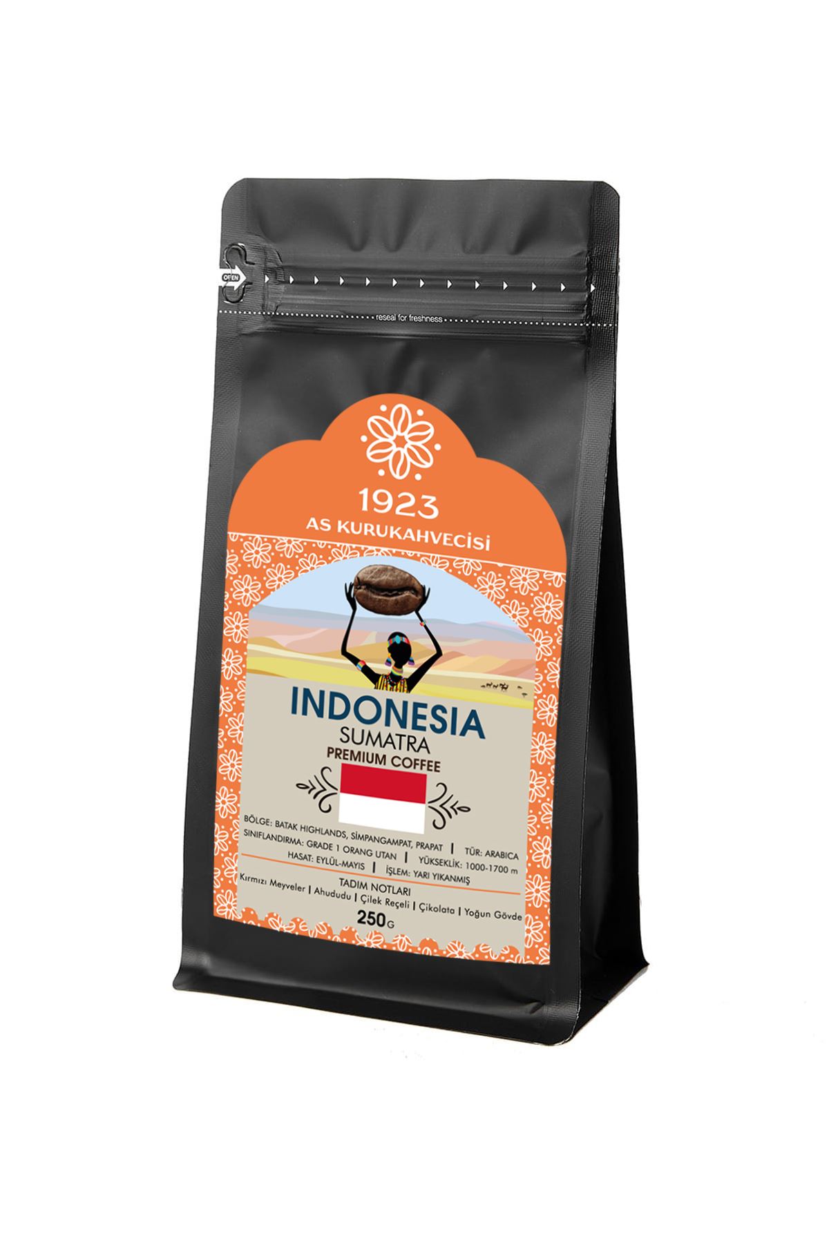 Indonesia Sumatra Filtre Kahve 250 gr.