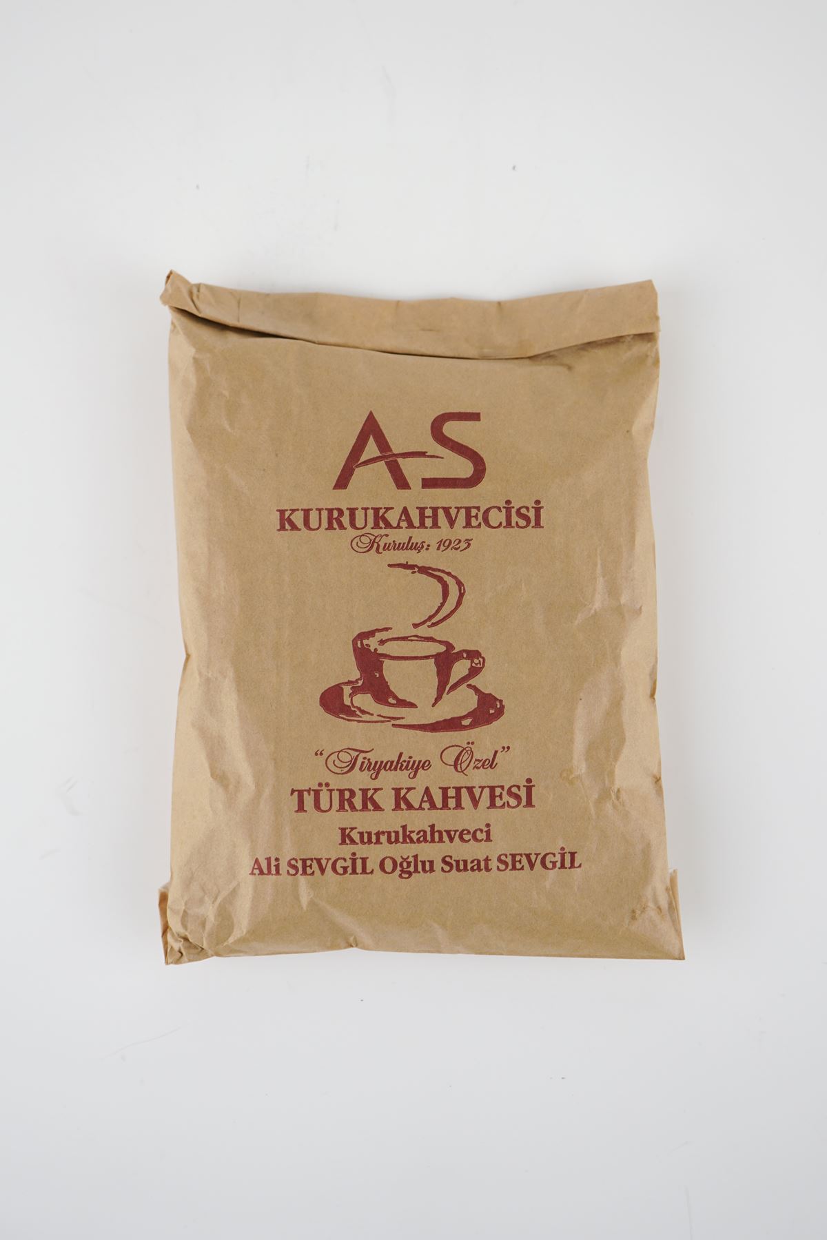 Taş Değirmende Öğütülmüş Taze Türk Kahvesi 250 gr. Kraft Ambalaj