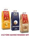 3'lü Türk Kahvesi Fenomen Seti (Vanilya,Gece,İrish)